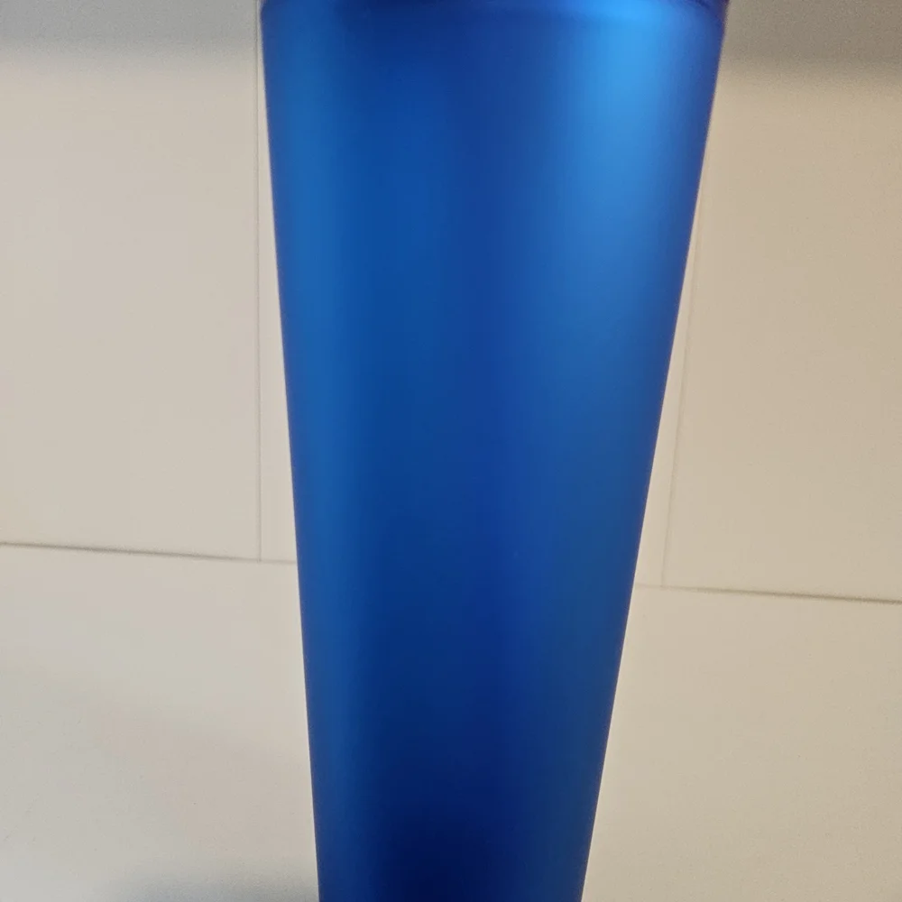 NEW Starbucks Blue "Soft Touch" Tumbler - Picture 3 of 4